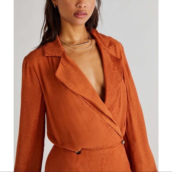 Free People Simone Dress in Cinnaber size XS $128 - Picture 4 of 6